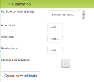 Visualization: actor size